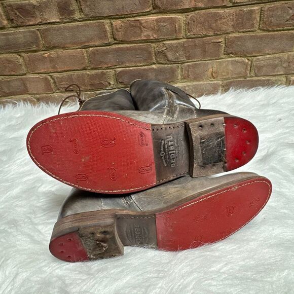 BEDSTU Manchester Womens Taupe Rustic Mason Riding Boot 10 - Picture 8 of 11